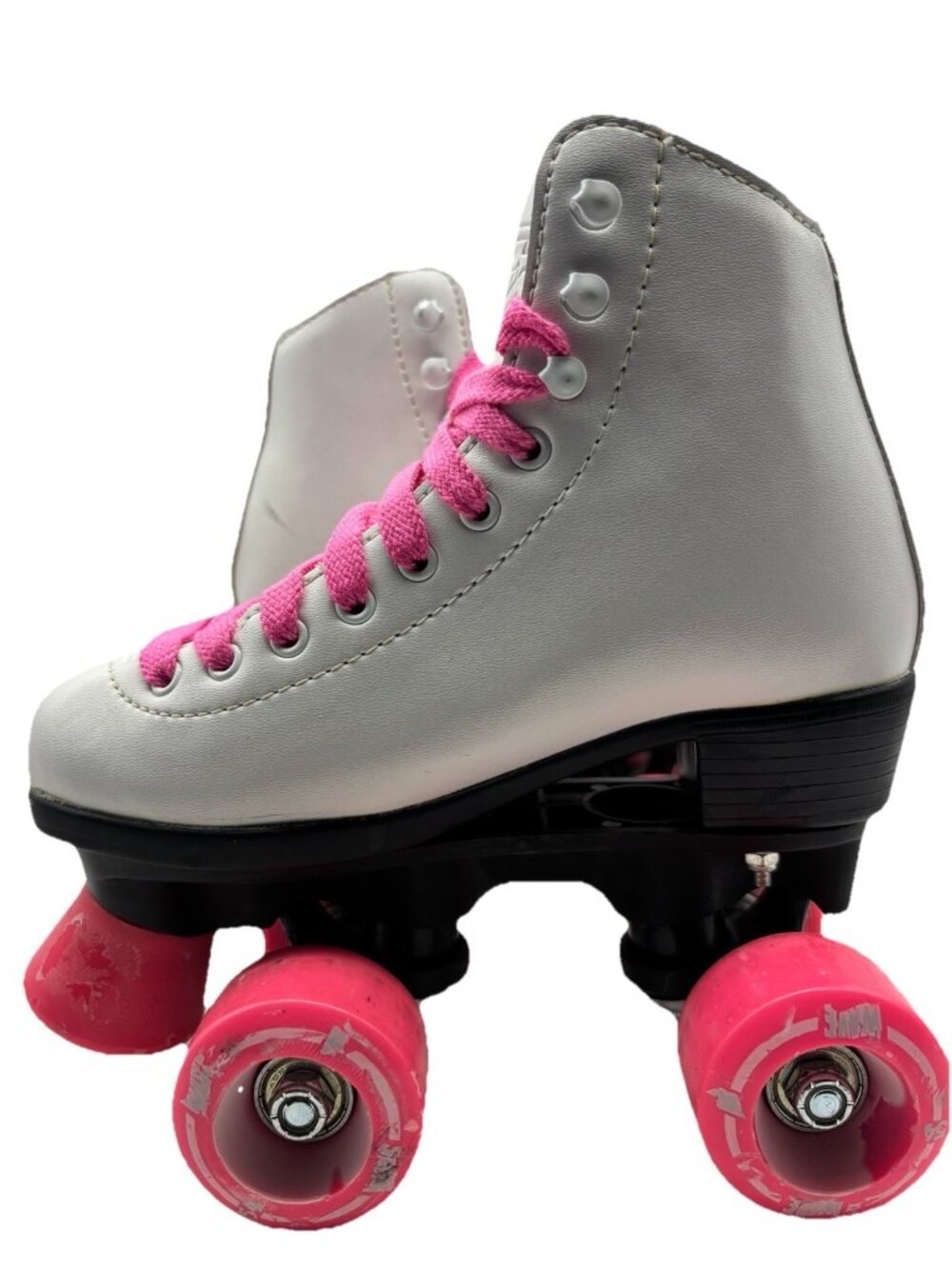 RIEDELL (RW) - WAVE QUAD SKATES - GIRLS YOUTH SZ 1 - USED - NICE